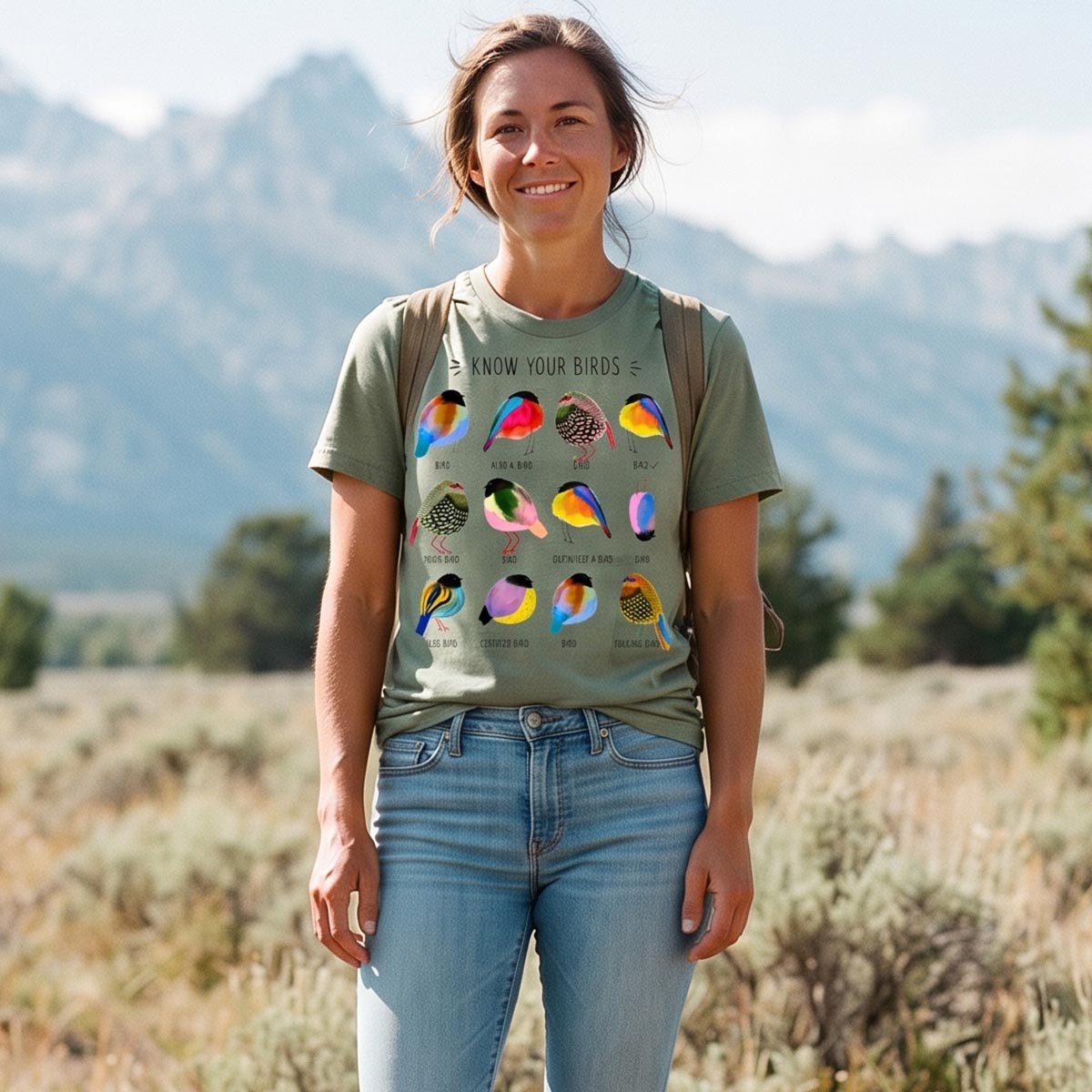 Colorful Bird Guide T-Shirt