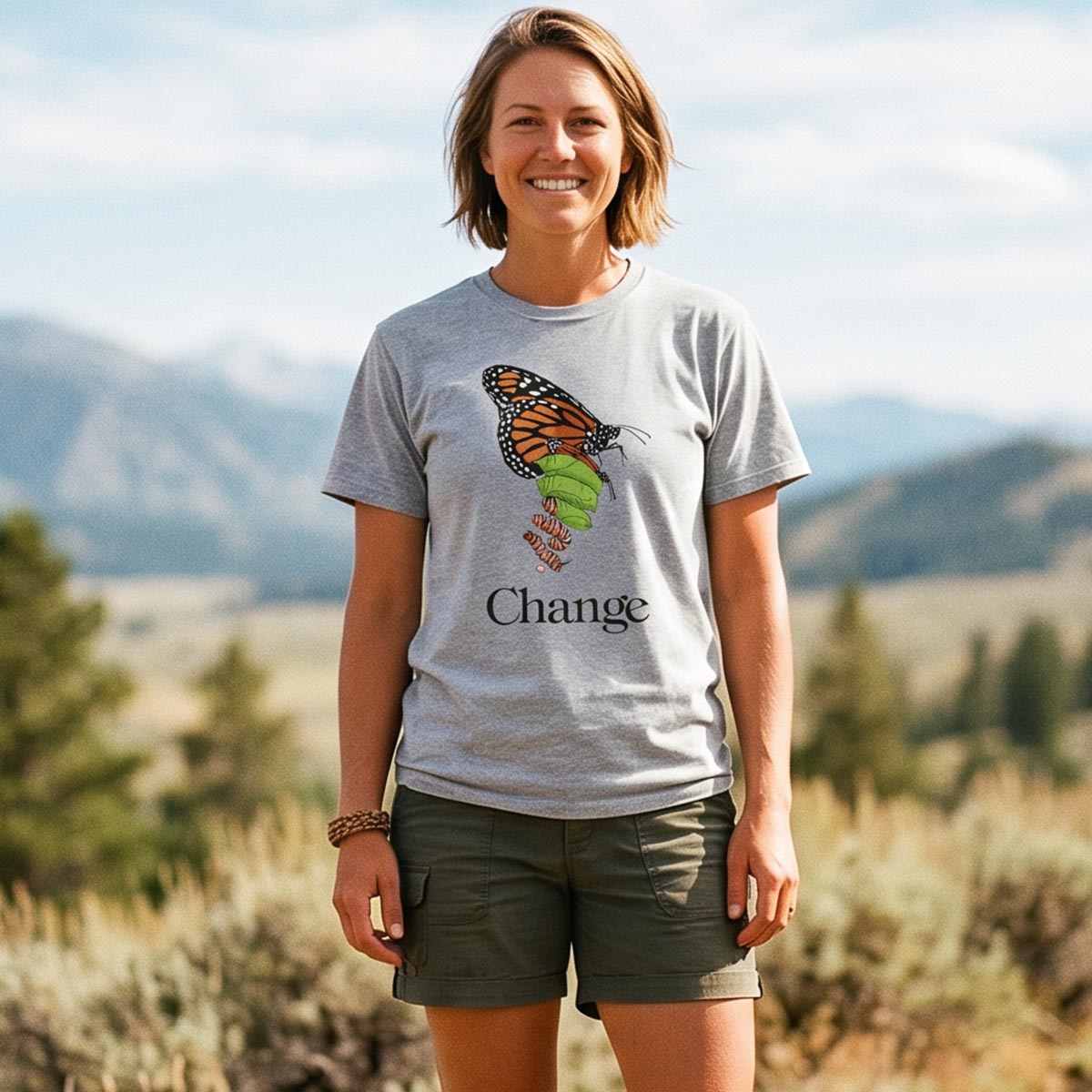 Butterfly Transformation Nature T-Shirt