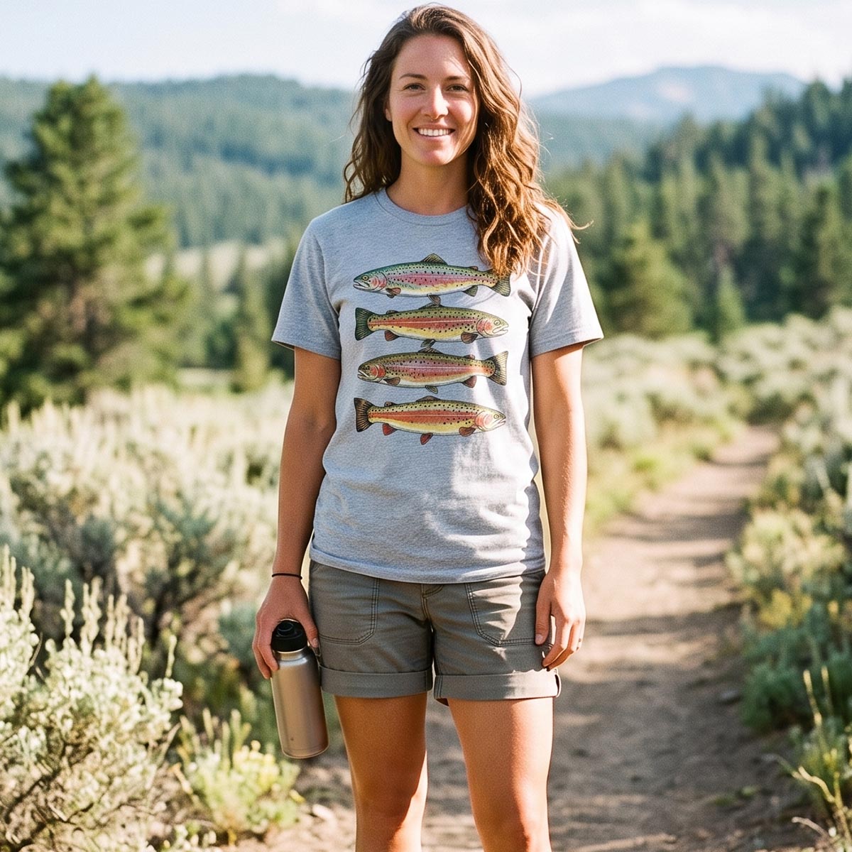 Rainbow Trout Fishing T-Shirt