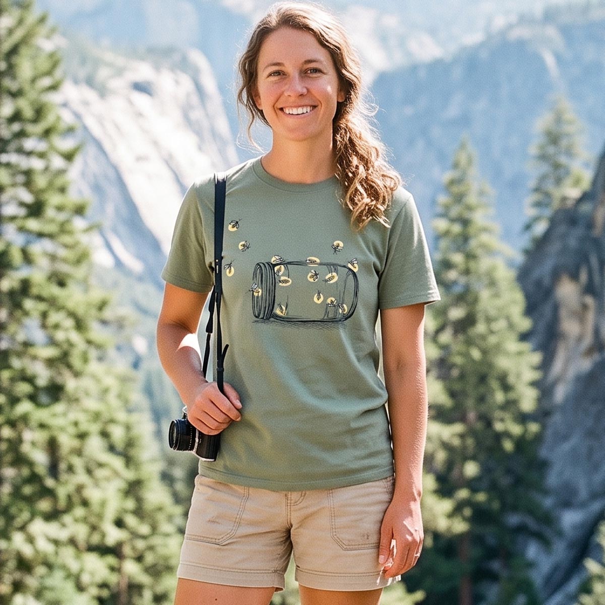 Summer Fireflies in a Jar T-Shirt