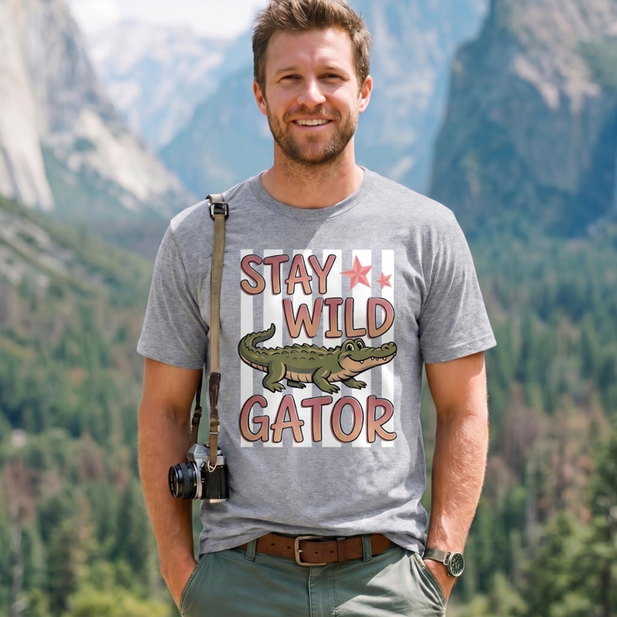 Stay Wild Gator Alligators T‑Shirt