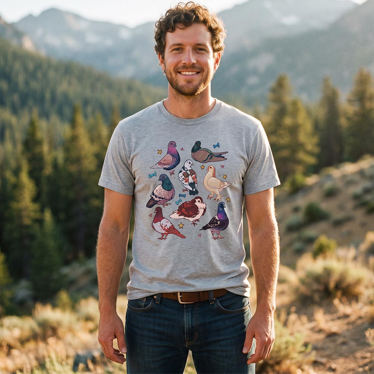 Cute Pigeon Squad T-Shirt
