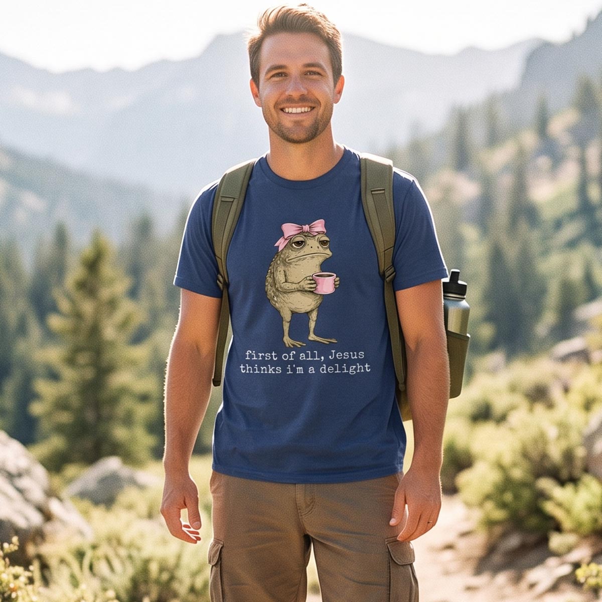 Sleepy Frog Coffee Lover T-Shirt