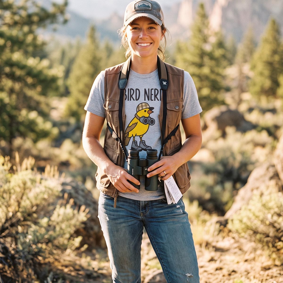 Bird Nerd Funny Birdwatching T-Shirt