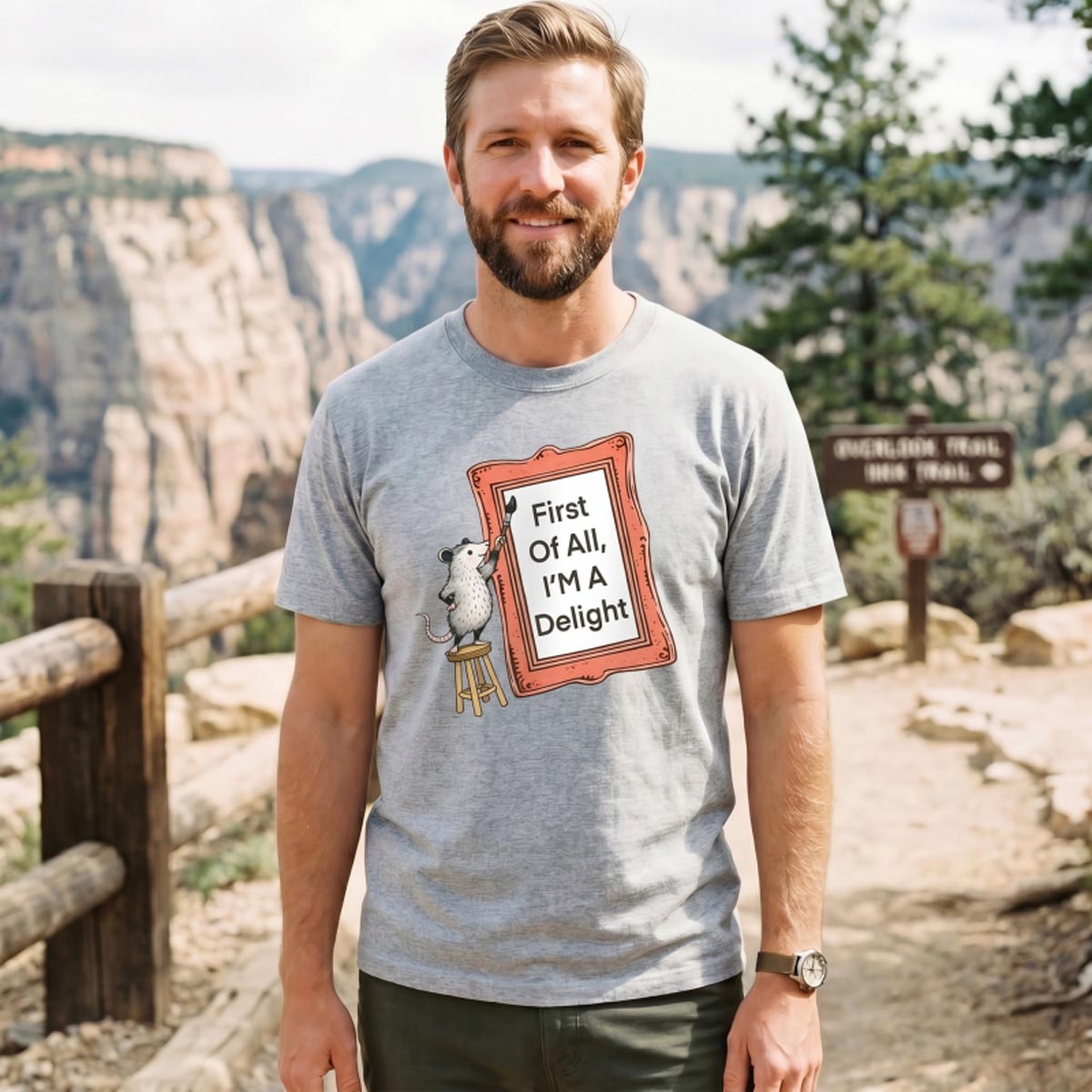 First of All I'm a Delight T‑Shirt