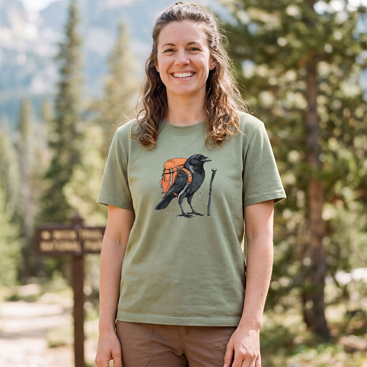 Raven Backpacker T-Shirt