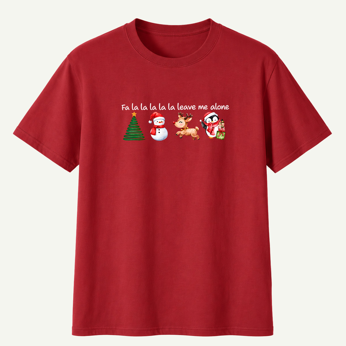 Fa La La Leave Me Alone Christmas T-Shirt