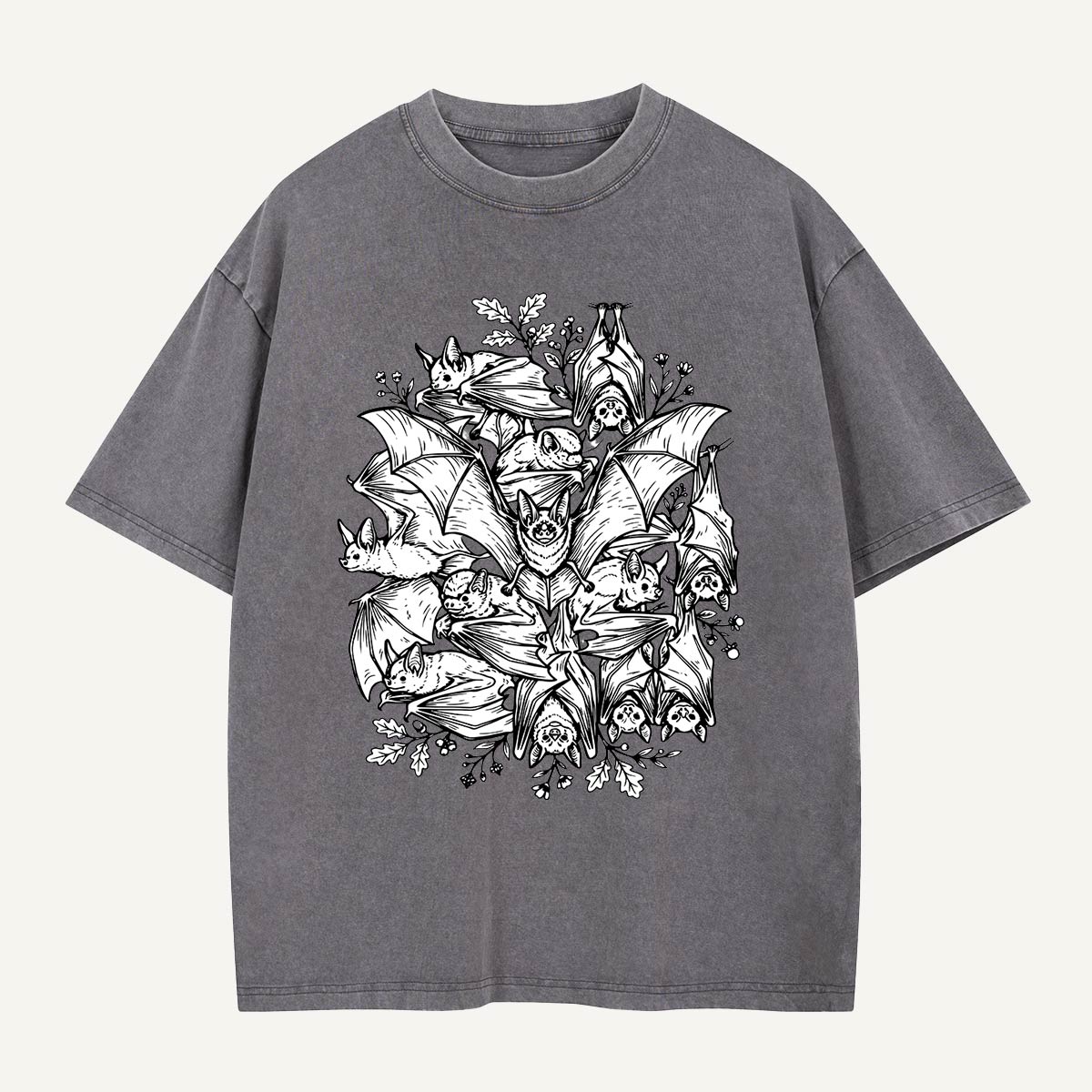 The Whole Bat Crew Is Here Washed T-Shirt