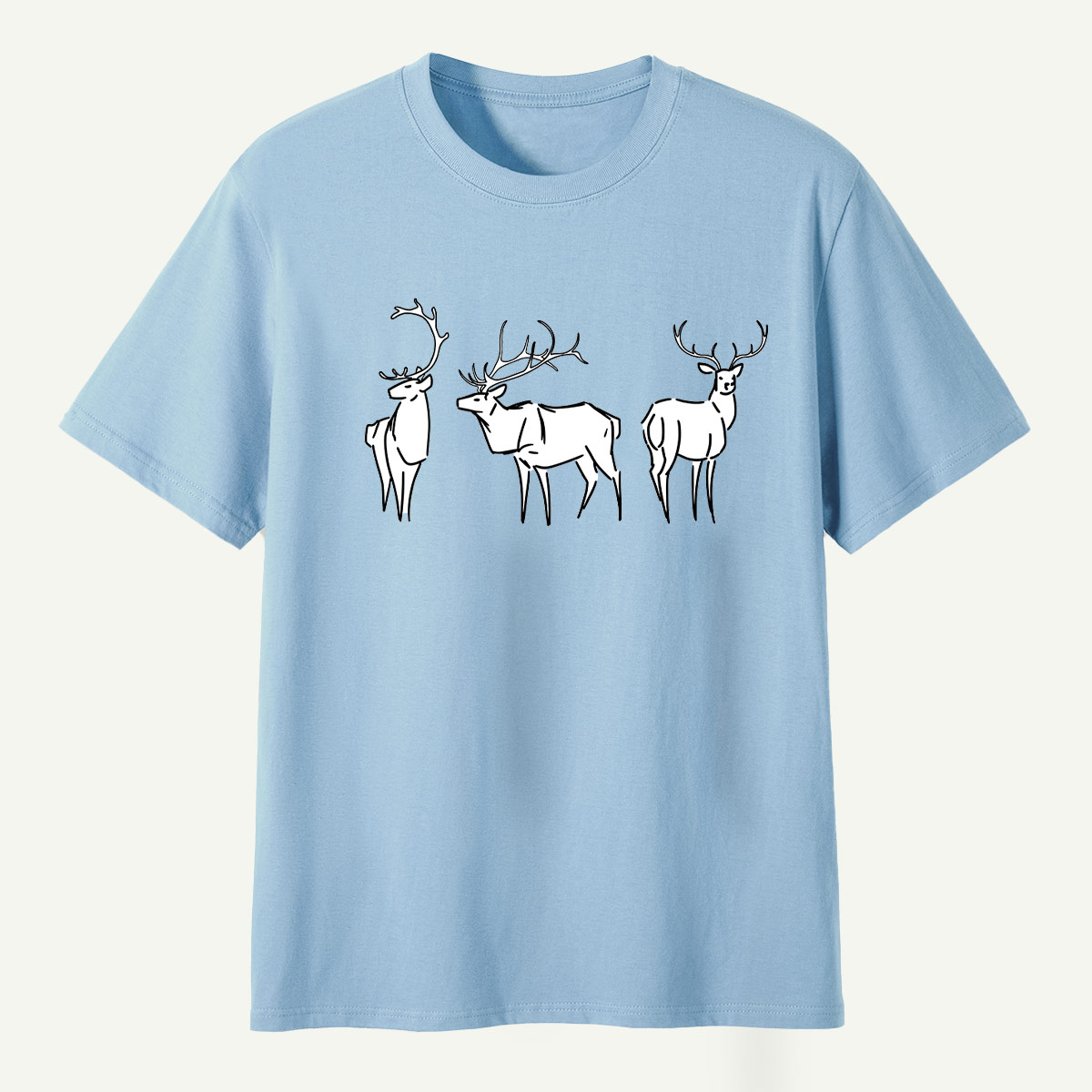 Deer Species Antler Study T-Shirt