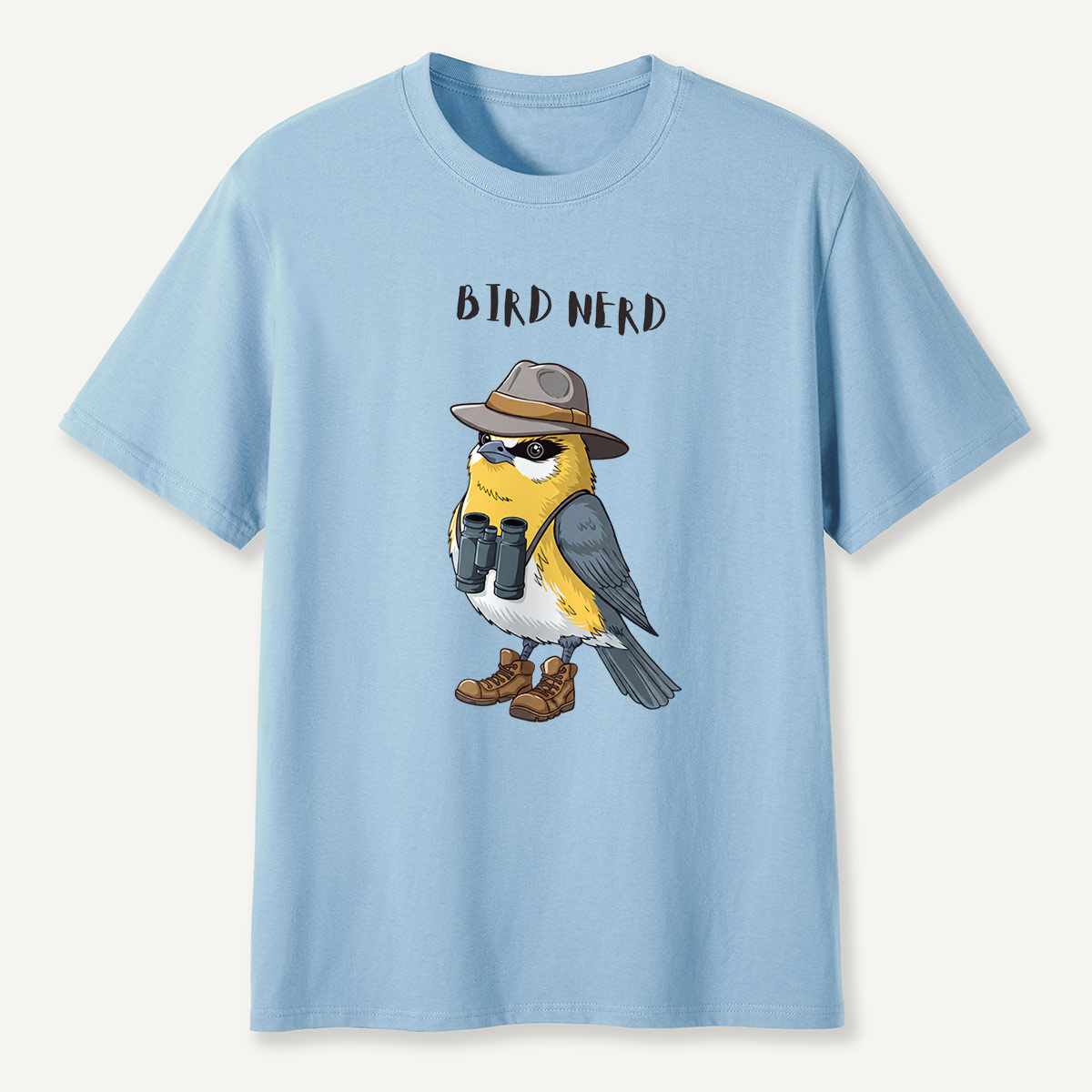 Bird Nerd Ranger Sparrow Cartoon T-Shirt
