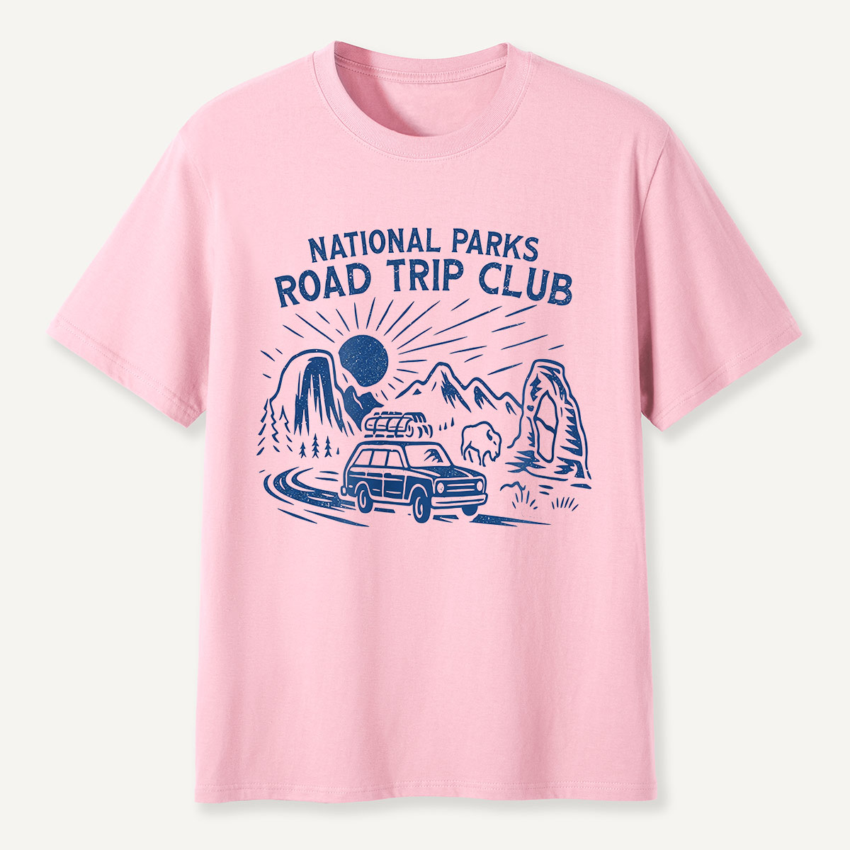 National Parks Road Trip Club Scenic Wagon T-Shirt
