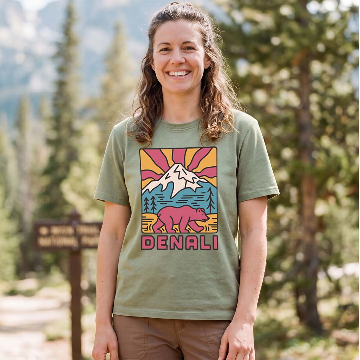 Denali National Park Tee Cotton Classic T-Shirt