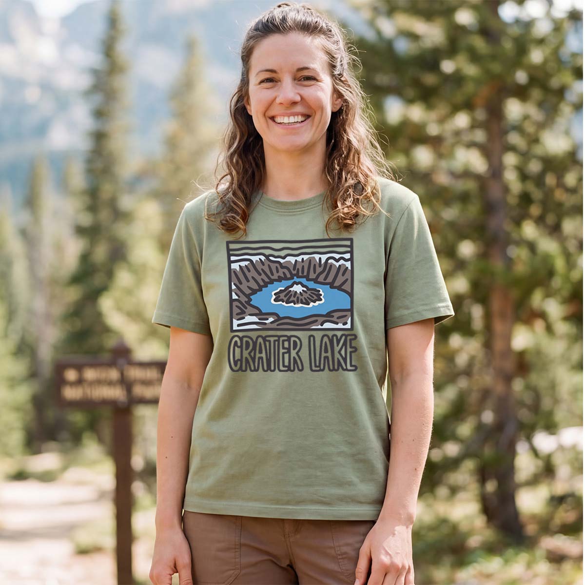 Crater Lake National Park Tee Cotton Classic T-Shirt