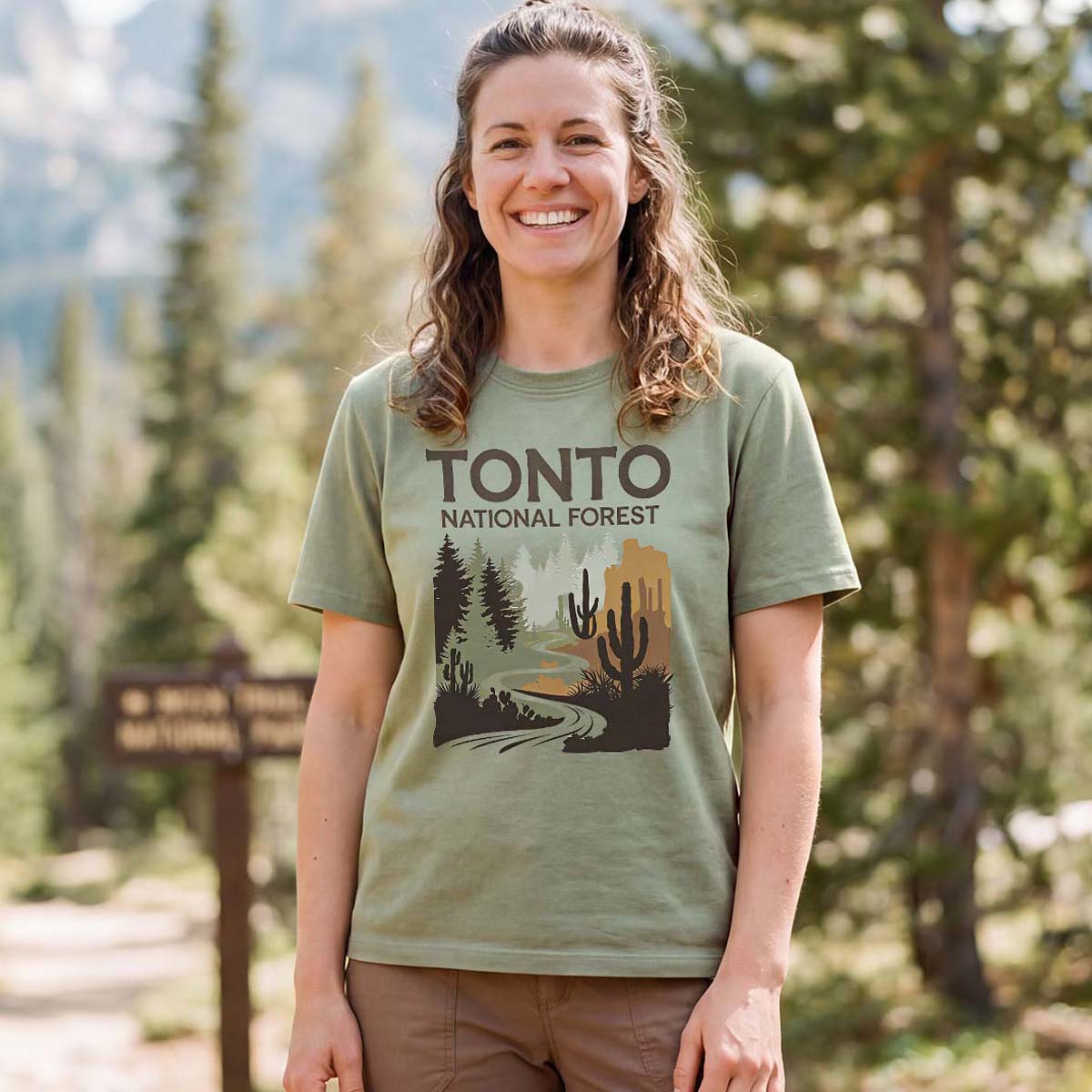 Tonto National Forest Tee Cotton Classic T-Shirt
