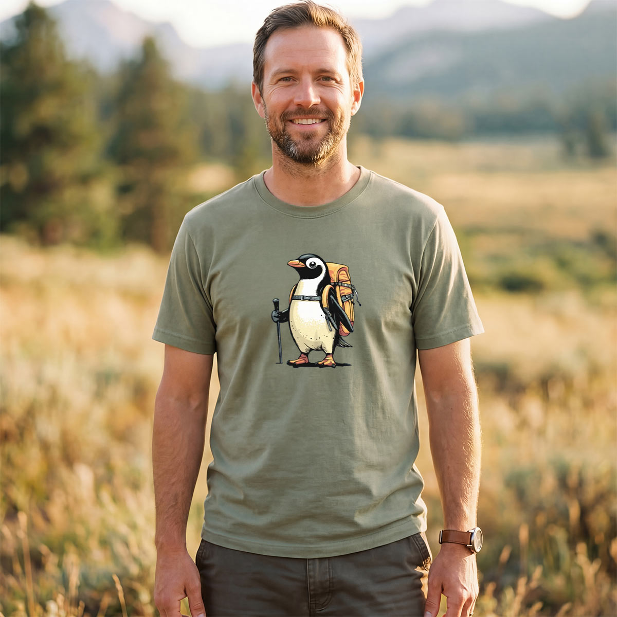 Penguin Backpacker T-Shirt