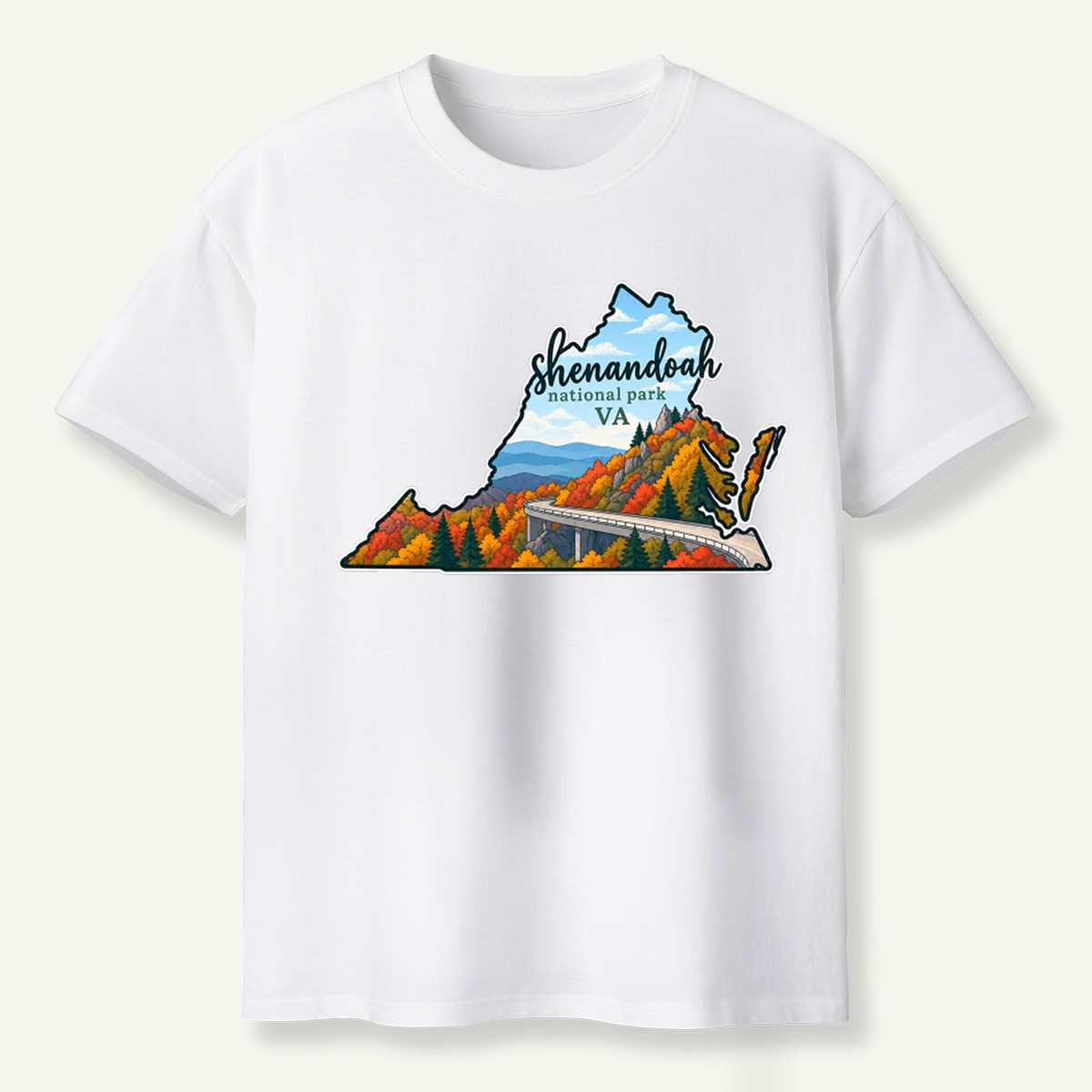 Shenandoah National Park Virginia Autumn Blue Ridge Parkway T-Shirt