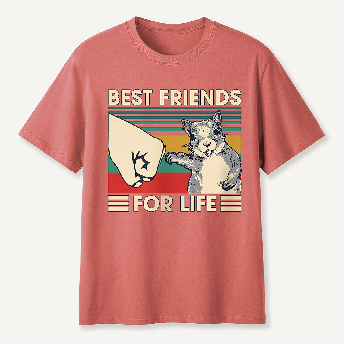 Best Friends for Life Cat Fist Bump T-Shirt