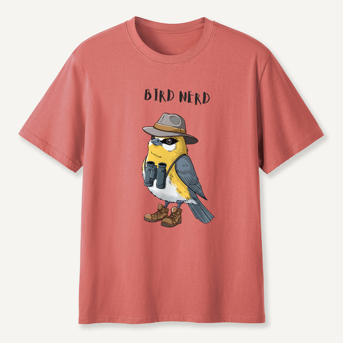 Bird Nerd Ranger Sparrow Cartoon T-Shirt