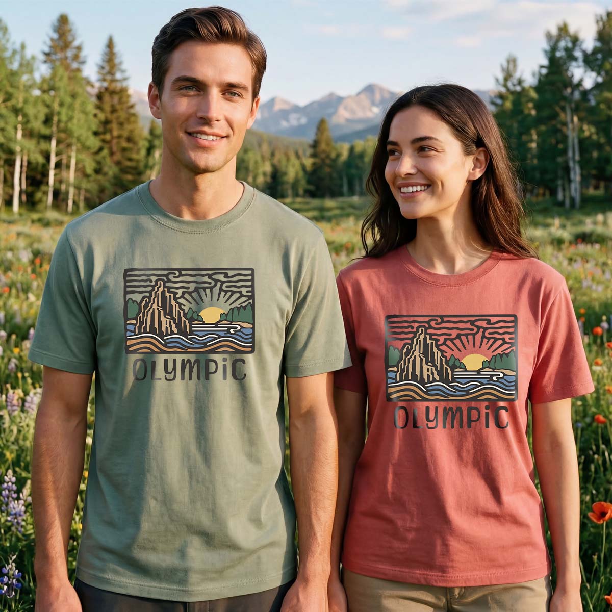 Olympic National Park Tee Cotton Classic T-Shirt