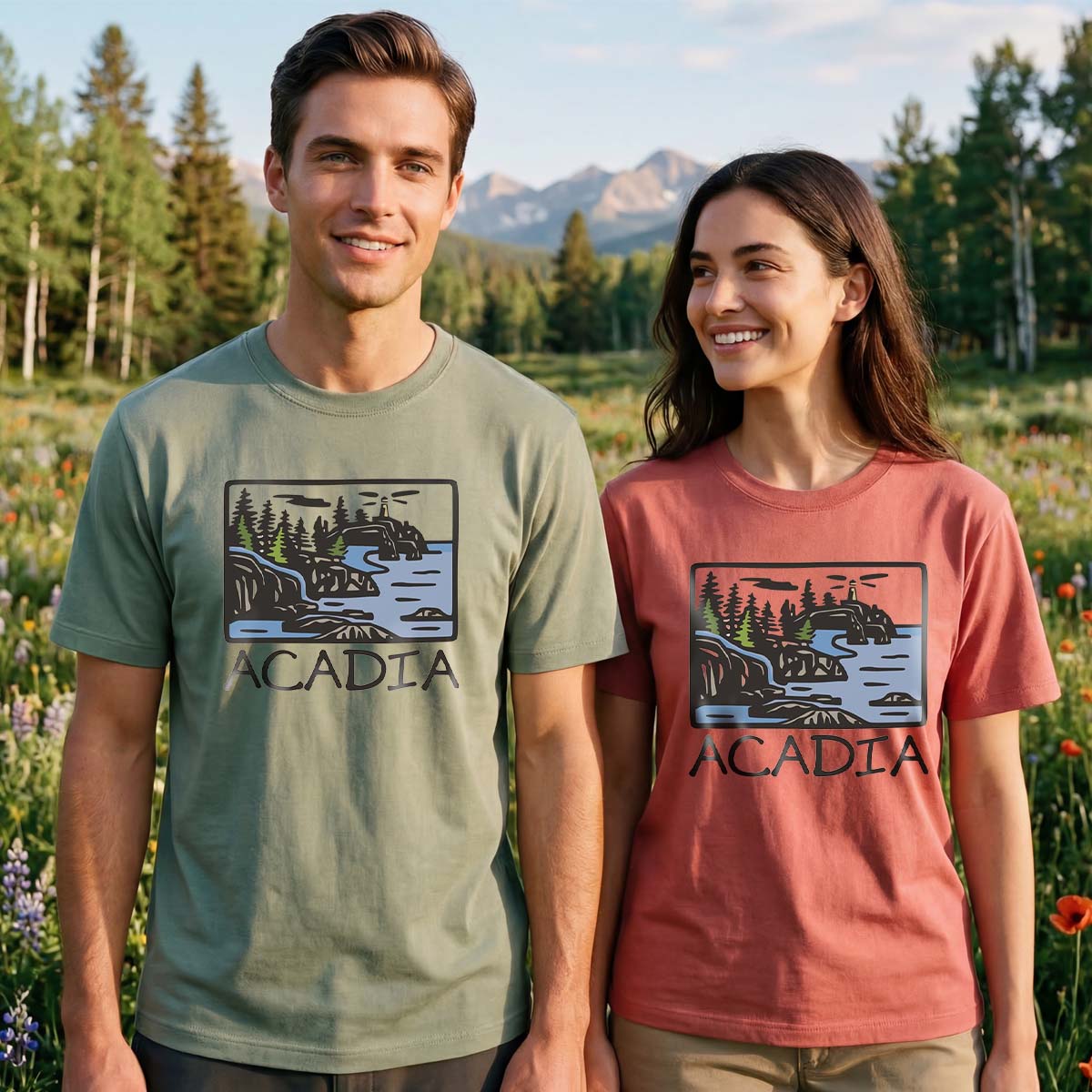 Acadia National Park Tee Cotton Classic T-Shirt