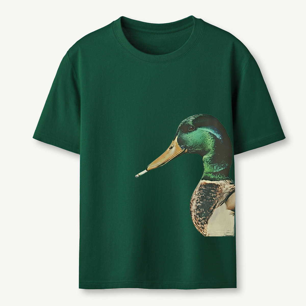 Retro Humor Funny Duck T‑Shirt