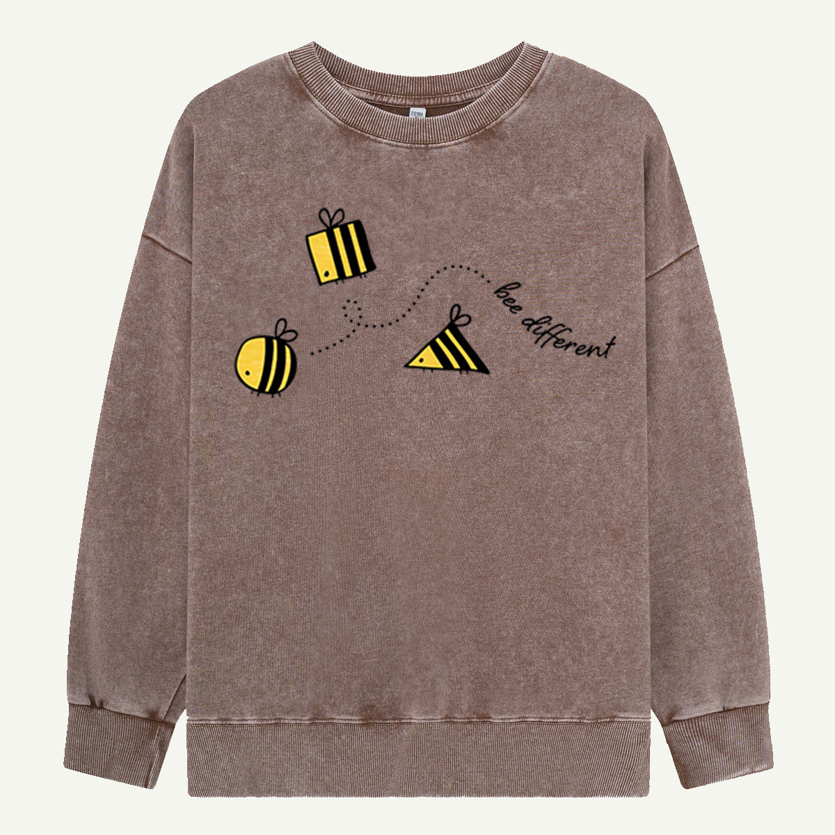 Bee Different Washed Sweatshirts