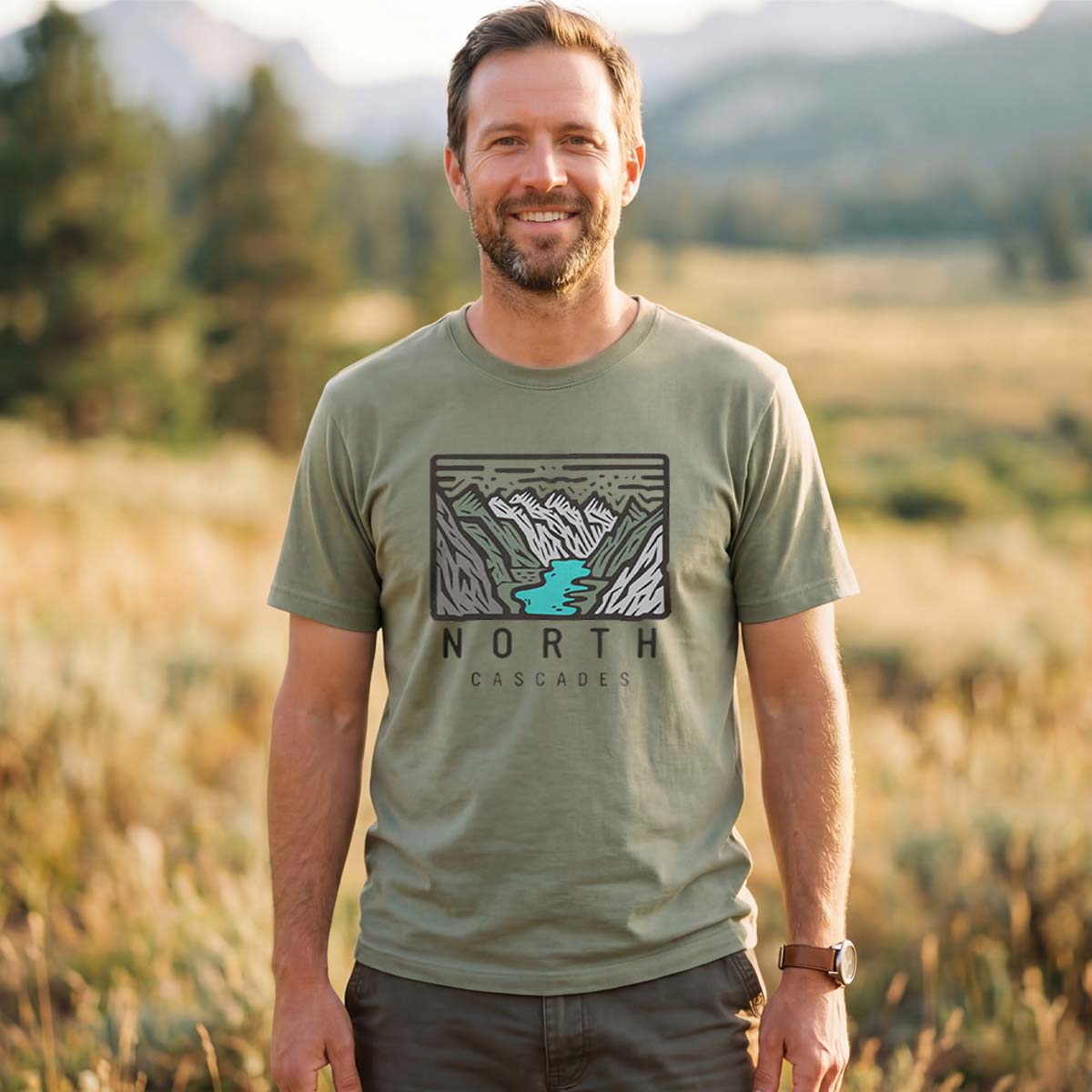 North Cascades National Park Tee Cotton Classic T-Shirt