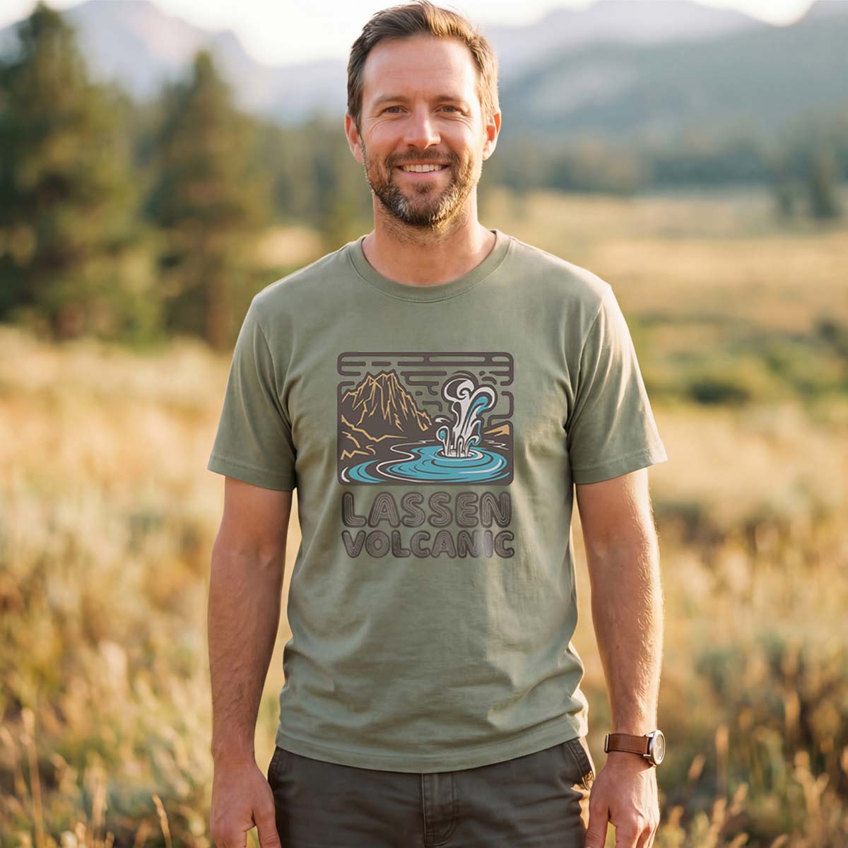 Lassen Volcanic National Park Tee Cotton Classic T-Shirt