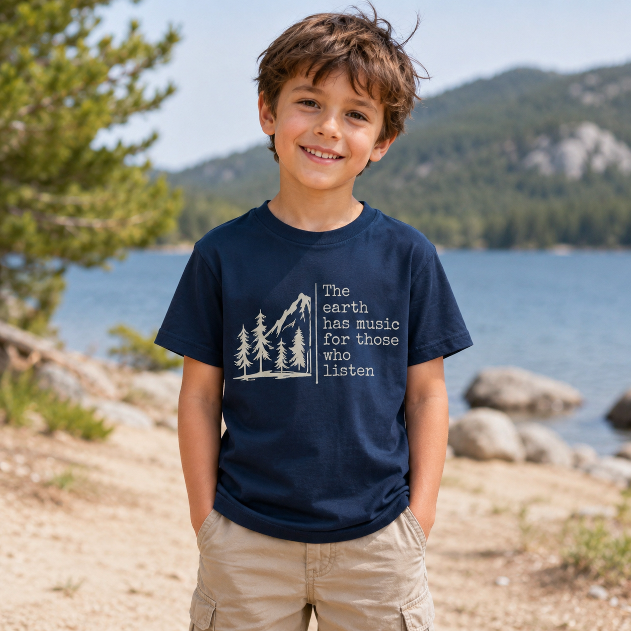 The Earth Has Music Kids T-Shirt
