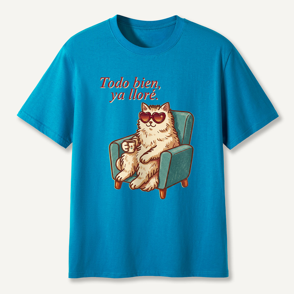 Coffee Cat Relax T-Shirt