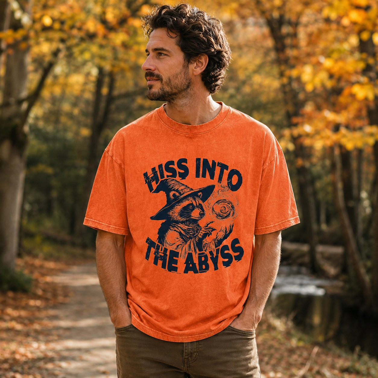 Hiss Into the Abyss Washed T-Shirt