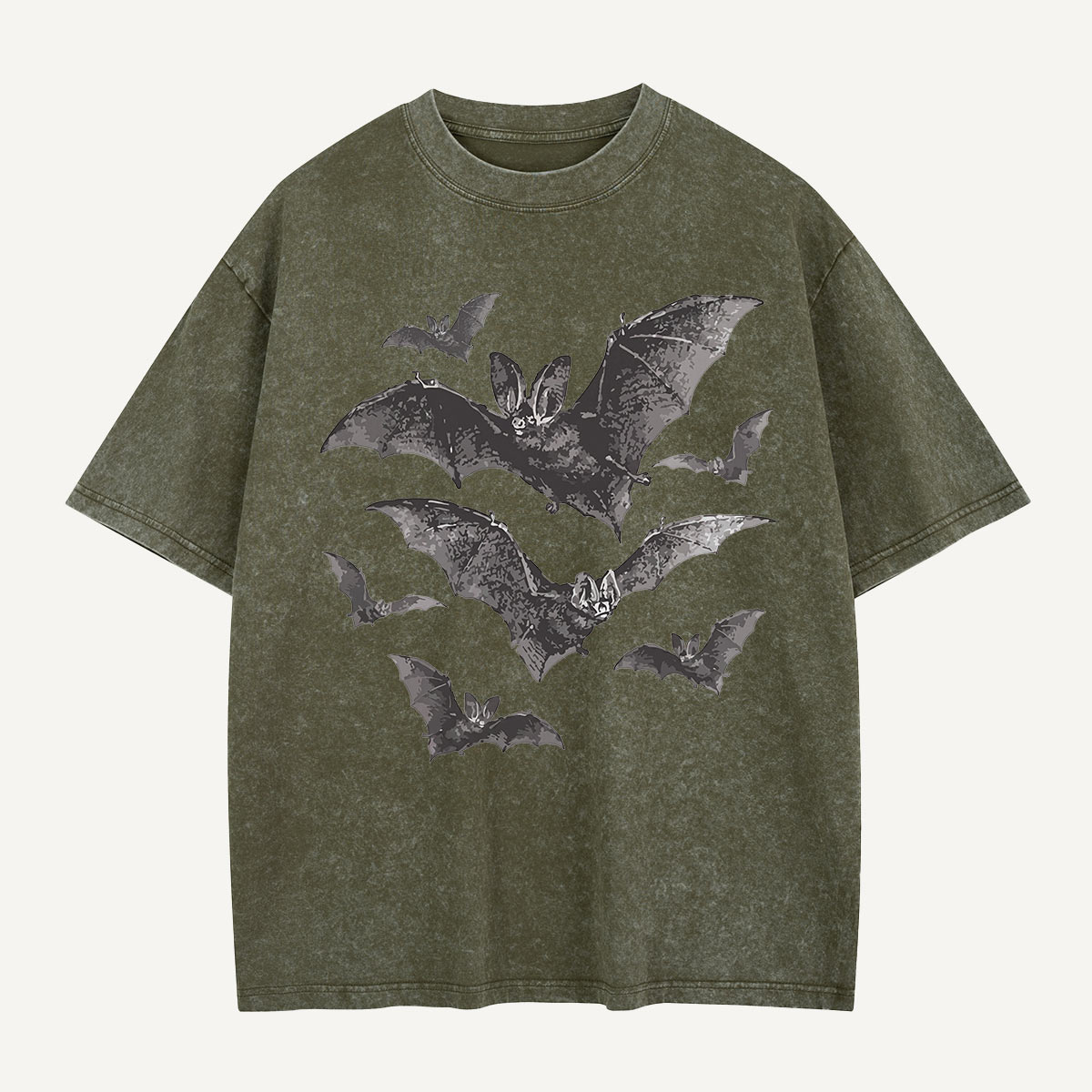 The Bat Pack Takes Flight Washed T-Shirt