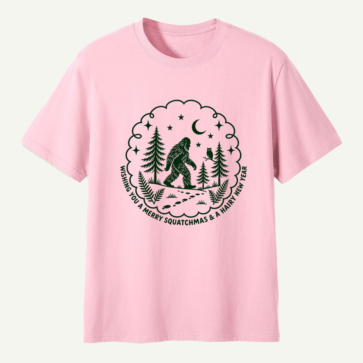 Wishing You A Merry Squatchmas And A Hairy New Year T-Shirt