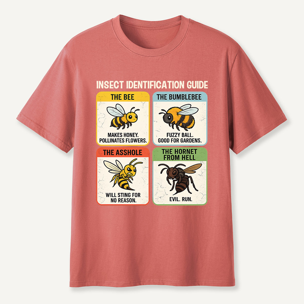 Funny Insect Identification Guide T-Shirt