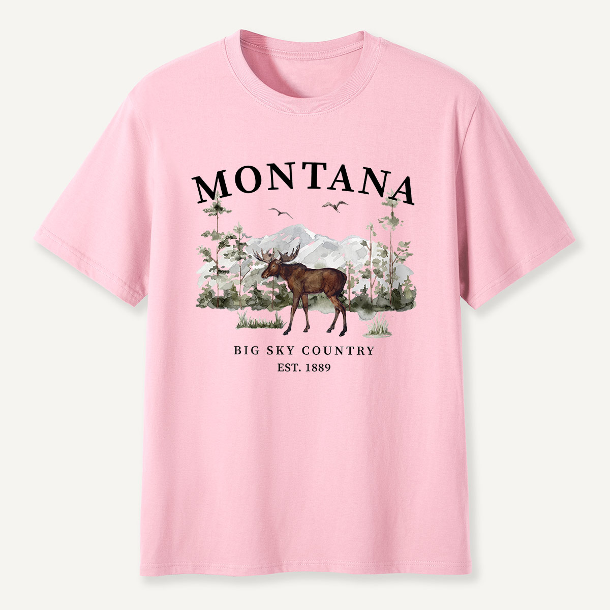 Montana Big Sky Country Moose T-Shirt