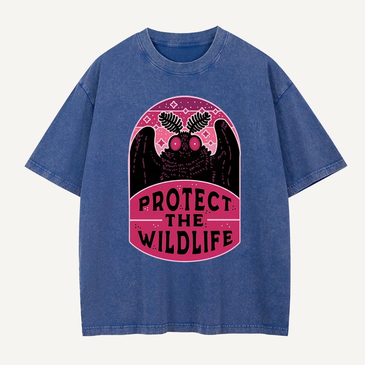 Protect the Wildlife Mothman Washed T-Shirt