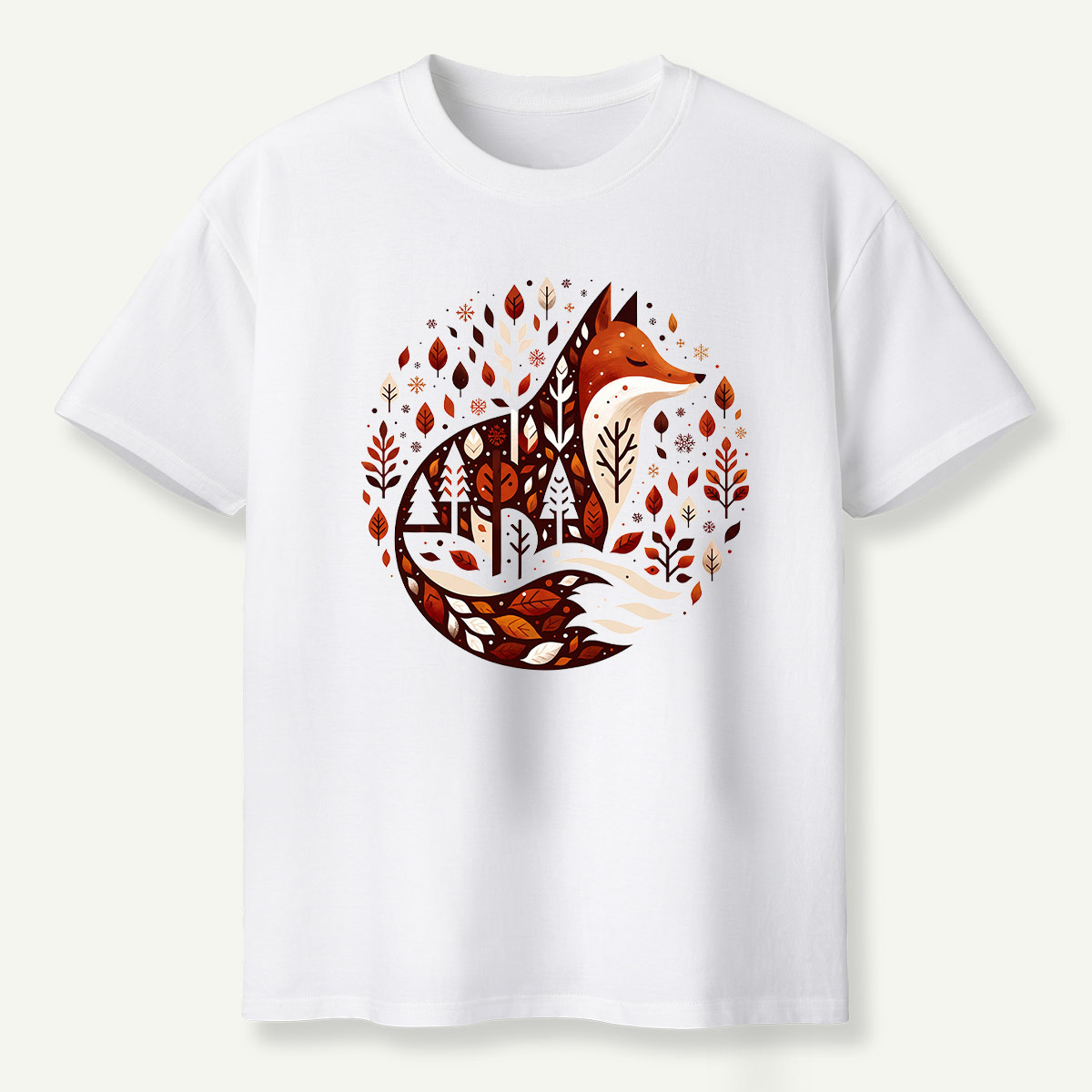Fox Forest Winter Village T-Shirt