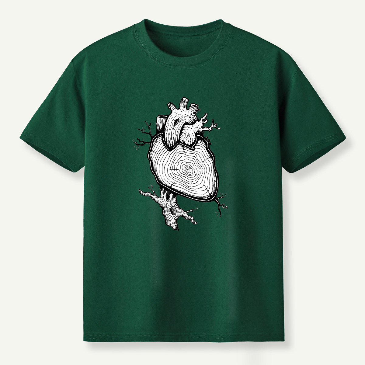 Anatomical Heart In Bloom T-Shirt