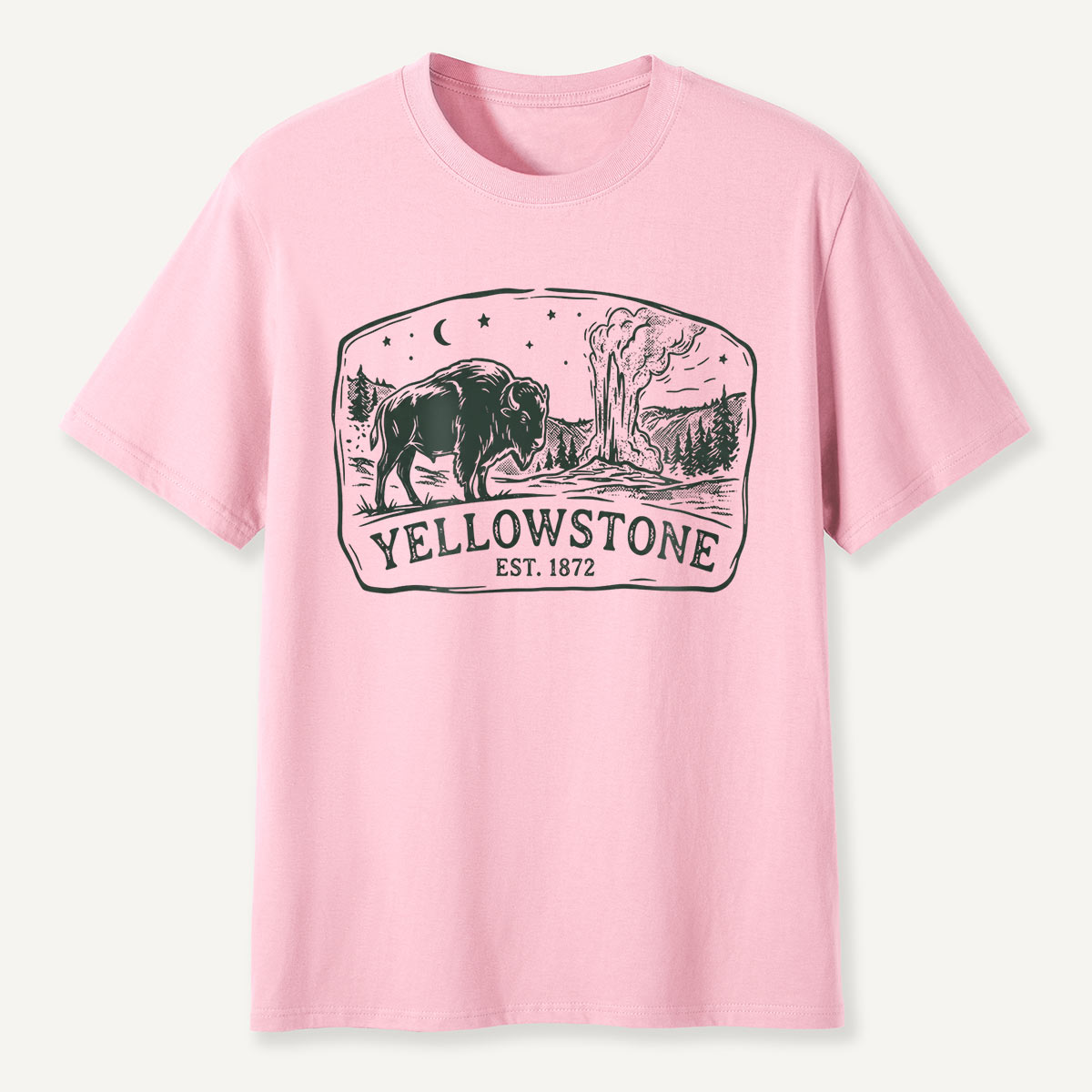 Yellowstone Est. 1872 Bison Geyser T-Shirt