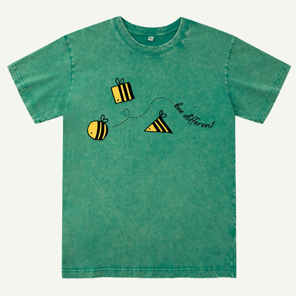 Bee Different Washed T-Shirt