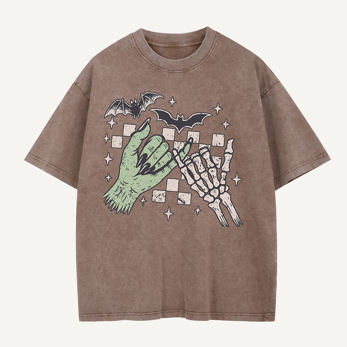  Bat Flight Pinky Promise Washed T-Shirt