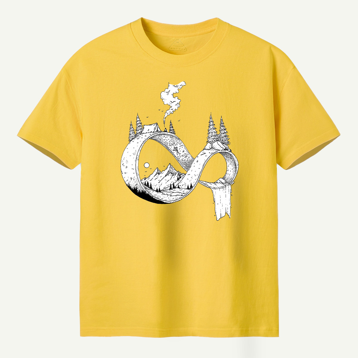 Infinity Wilderness Deer Forestscape T-Shirt