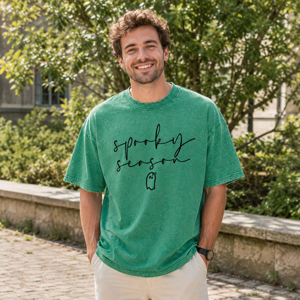 Spooky Season Has Arrived Washed T-Shirt