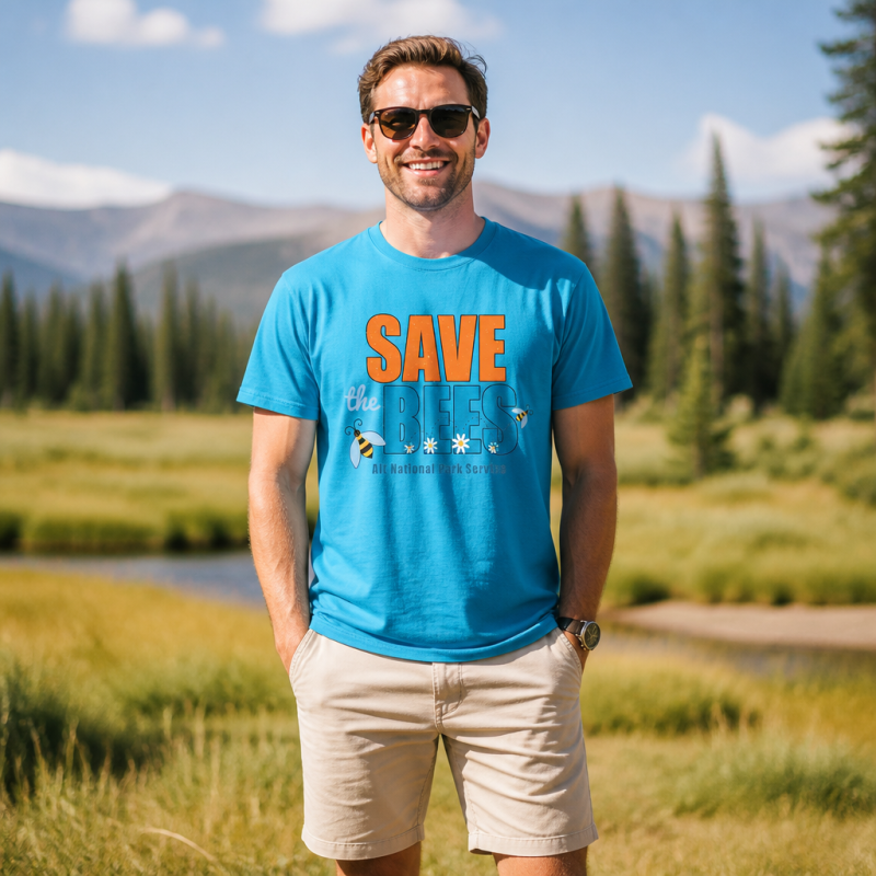 Save the Bees Alt National Park Service T-Shirt