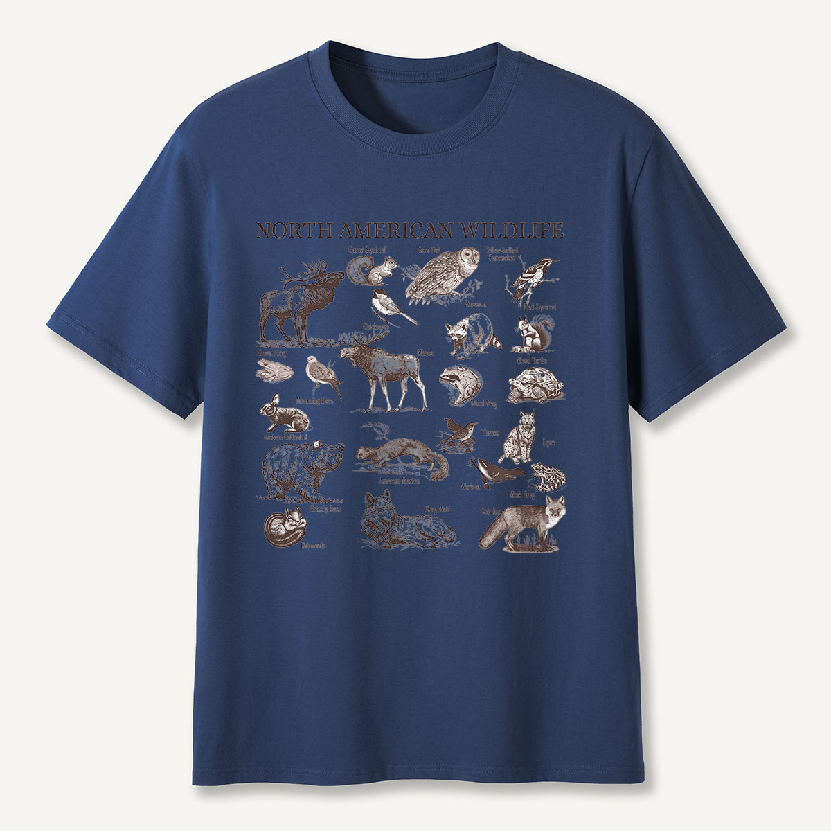 North American Wildlife Vintage T-Shirt