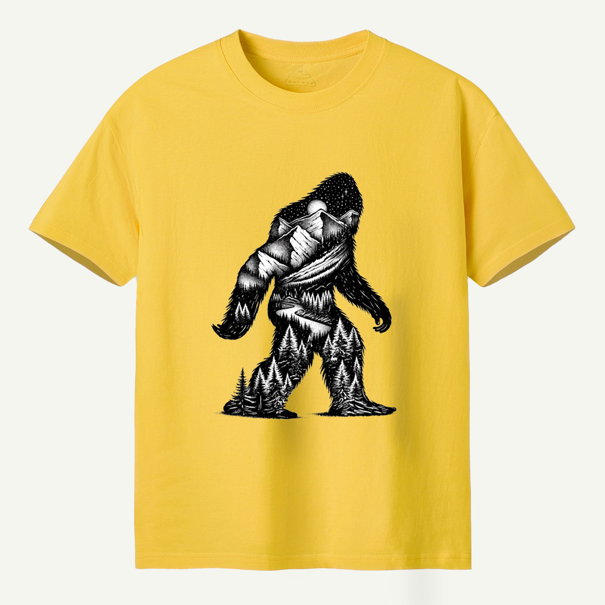 Gorilla Mountain Forest River Wilderness Silhouette T-Shirt