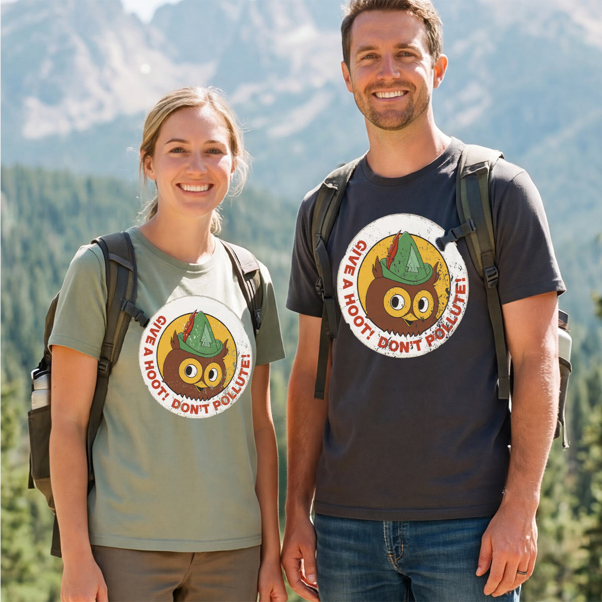 Vintage Owl Nature Lovers T-Shirt