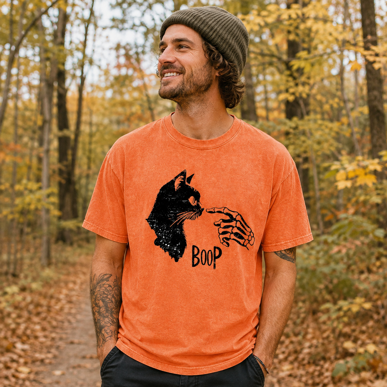 One Boop Beyond the Grave Washed T-Shirt