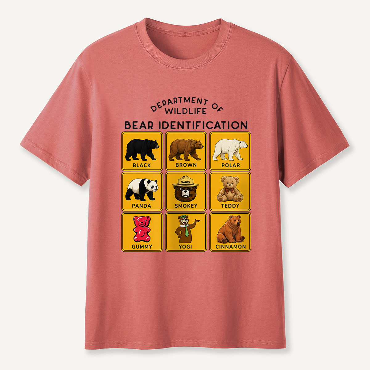Department of Wildlife Bear Identification T-Shirt