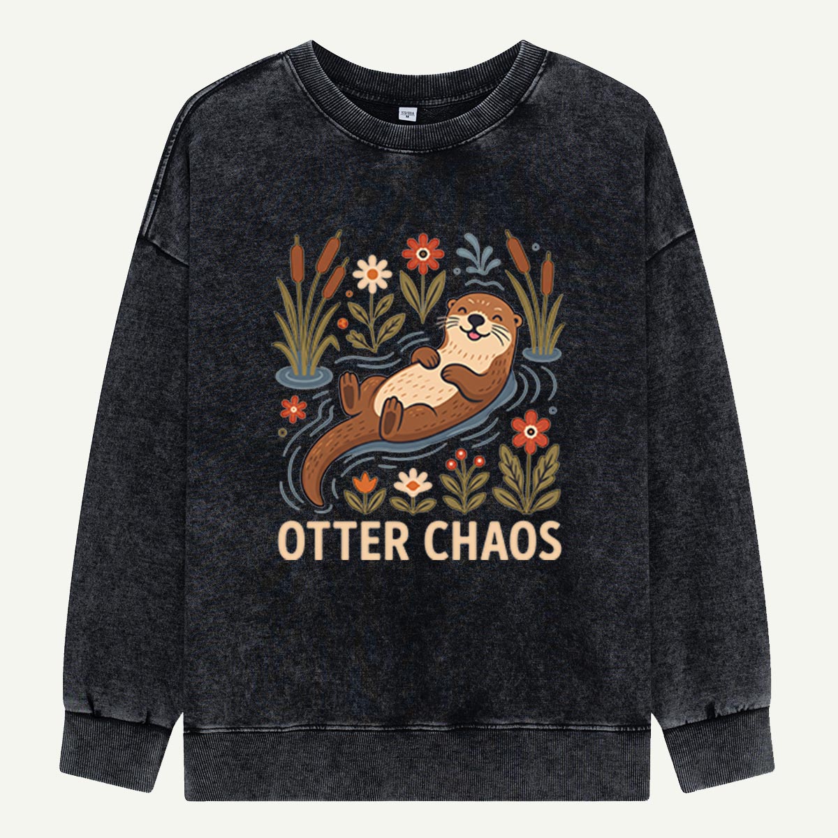 Welcome to Otter Chaos Washed Sweatshirts
